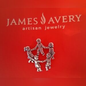 James Avery Silver Children Pendant